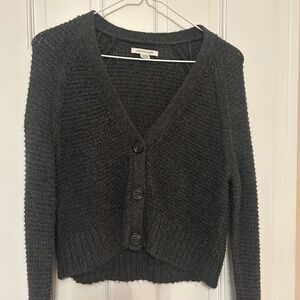 Gray American Eagle cardigan